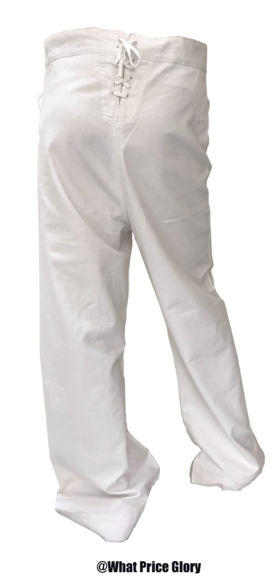 US Navy WWI Pattern Dress White Trousers | What Price Glory